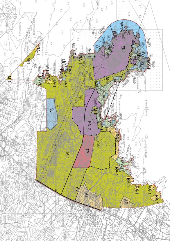den merkityksestä suhteessa Natura-alueeseen ei ole (kuinka kaukana olevien hankkeiden vaikutuksia pitää tiettyyn Natura-alueeseen arvioida).