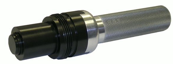 Osa 6 PT-36-plasmapoltin 6.13.1 Polttimen etuosan kokoaminen Speedloader-laitteella Speedloader-laite, osanro 0558006164, helpottaa polttimen etuosan osien kokoamista. vaihe 1.