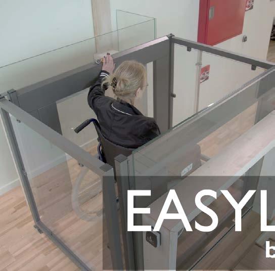 EasyLift nostotaso 7 EasiLiftillä pääsee tasolta toiselle mukavasti, turvallisesti ja tyylikkäästi. EasyLift soveltuu kohteisiin, joissa korkeusero on max. 1250 mm.