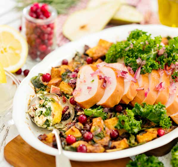 HYVÄÄ JOULUA Joulukalkkuna ja -makkara PALVELUTUKKU REILTA Kariniemen Kalkkunan savustettu filee n. 0.9 kg, ME 1 pkt ean 2377237100000 15,90/kg 18 HK Joulupöydän kalkkunan fileeviipale n. 40 g, ME n.