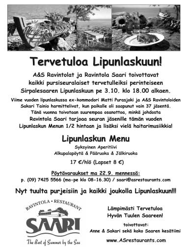 Kannen kuva: SK 40 Tosca Saaristomerellä v.