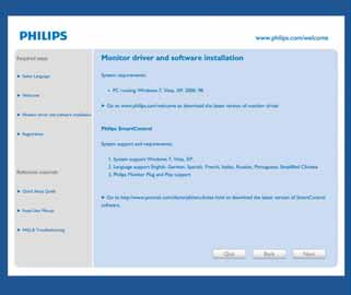 3.3 Philips SmartControl Lite Phillipsin uusi SmartControl Lite -ohjelmisto mahdollistaa näytön säädön näytön helppokäyttöisen grafiikkaliitännän välityksellä.