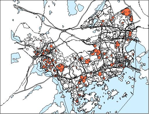 Espoon eteläosien yleiskaavan mitoitus ja asuntoaluevaraukset Alueellinen väestönkehitys 2005-2030 Yleiskaavaluonnoksen selostuksessa esitetty kaavan asukasmitoitus oli noin 250 000 henkeä, josta 82