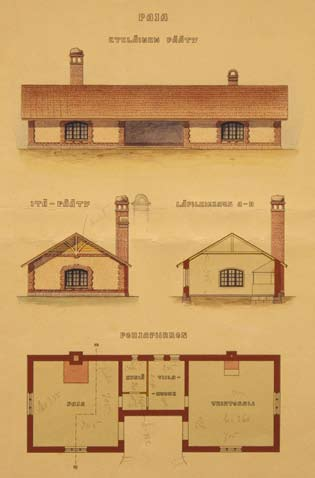 2011 Arkkitehtitoimisto Okulus 51 Keravan vankila Hugo Lindbergin 9/1904 laatima suunnitelma