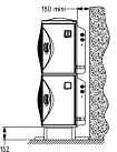 +ºC abient teperature Ulkoläpötila +ºC 220 V / 240 V - 50 Hz 400 V / 440 V - 50 Hz / 60 Hz Model Malli Air flow ( 3 /h) Ila- äärä(3/h) Receiver volue (l) Varaaja tilavuus (l) ø Suction (ins) Iu putki