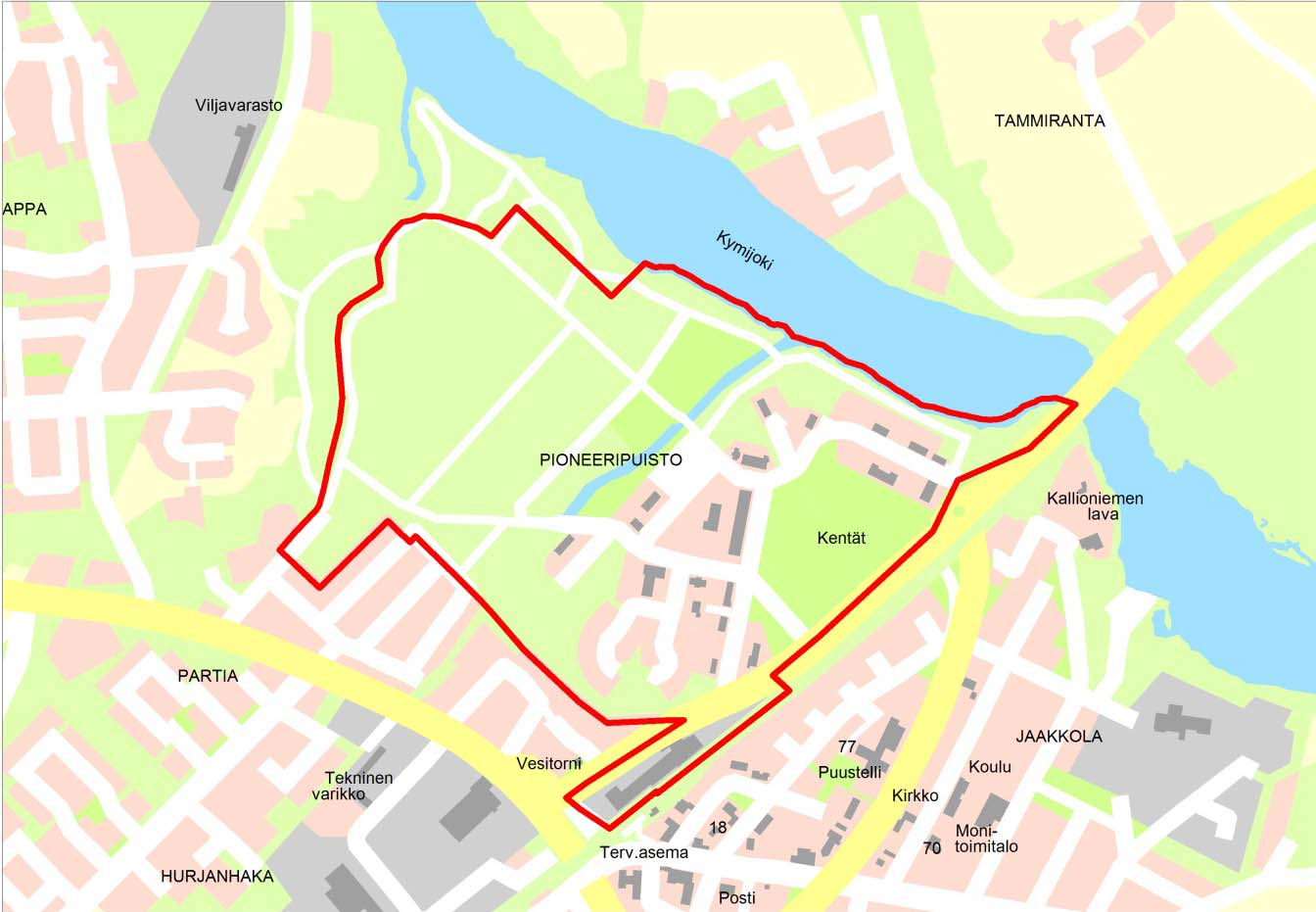 LIITE 1 KORIAN PIONEERIPUISTON OSAYLEISKAAVA Kaava-alue on Korian Pioneeripuiston alue Yleiskaavan nimi: Diaari: 1583/10.02.00/2013 Tekninen lautakunta: 28.5.2013 Tela 161 Kuva 1.