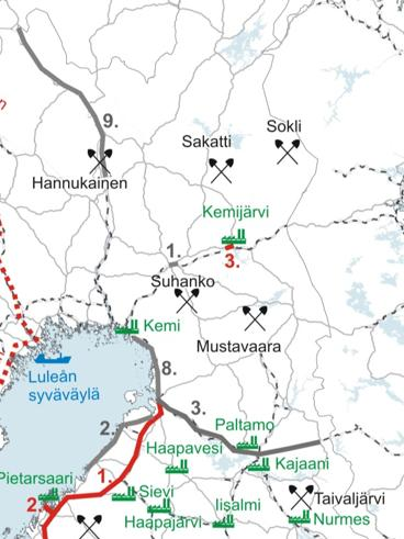 Toimintaympäristö muuttuu Biotalouteen liittyvien hankkeiden kuljetukset ovat haaste tienpidolle (alemman tieverkon merkitys korostuu)