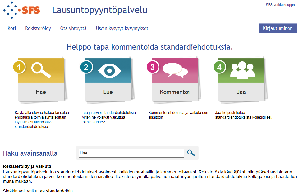 Lausuntopyyntöportaali: