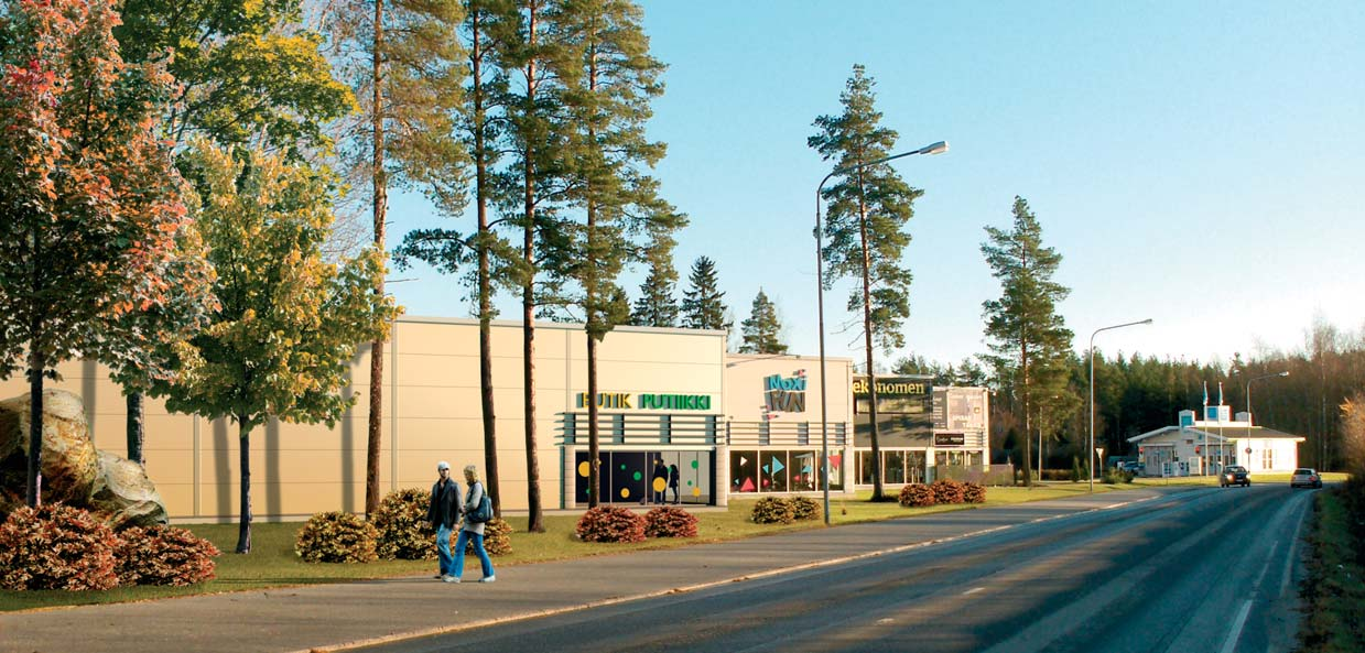 ERSEKTIVBILD FRÅN ÖSTRA RINGVÄGEN