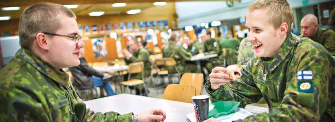 Sotilaskoti palvelee varusmiehiä vapaa-aikana. Älä haudo ongelmiasi Esimiestesi puoleen kääntymistä ei kannata ujostella, sillä he antavat neuvoja pienissäkin asioissa.