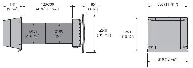 Laitteen mitat AIRSEC 14 Kuva 1: Laitteen mitat (mm) Turvallisuusvaatimukset Lue käyttöohje huolella ennen laitteen asennusta ja käyttöä.