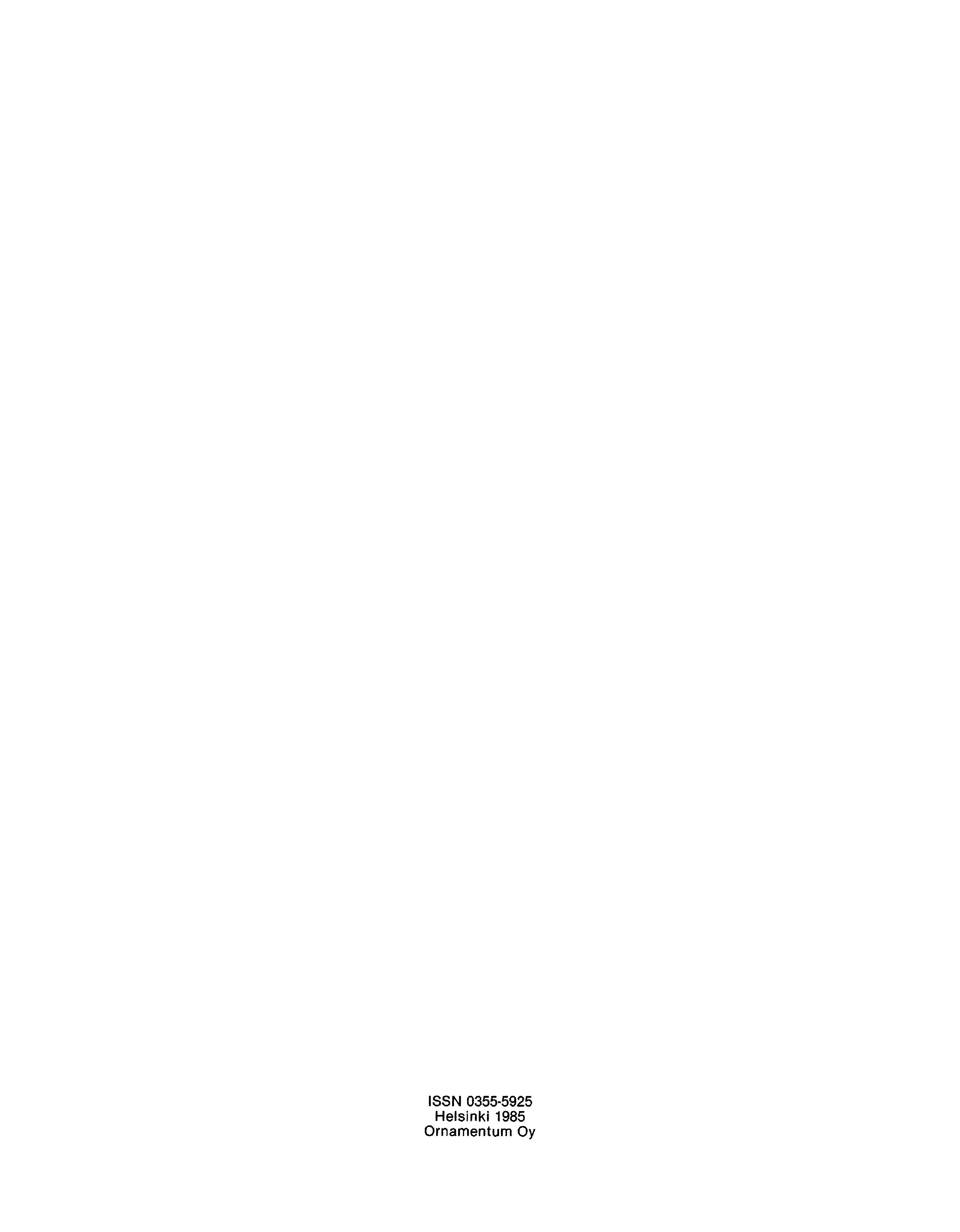 ISSN 0355 5925