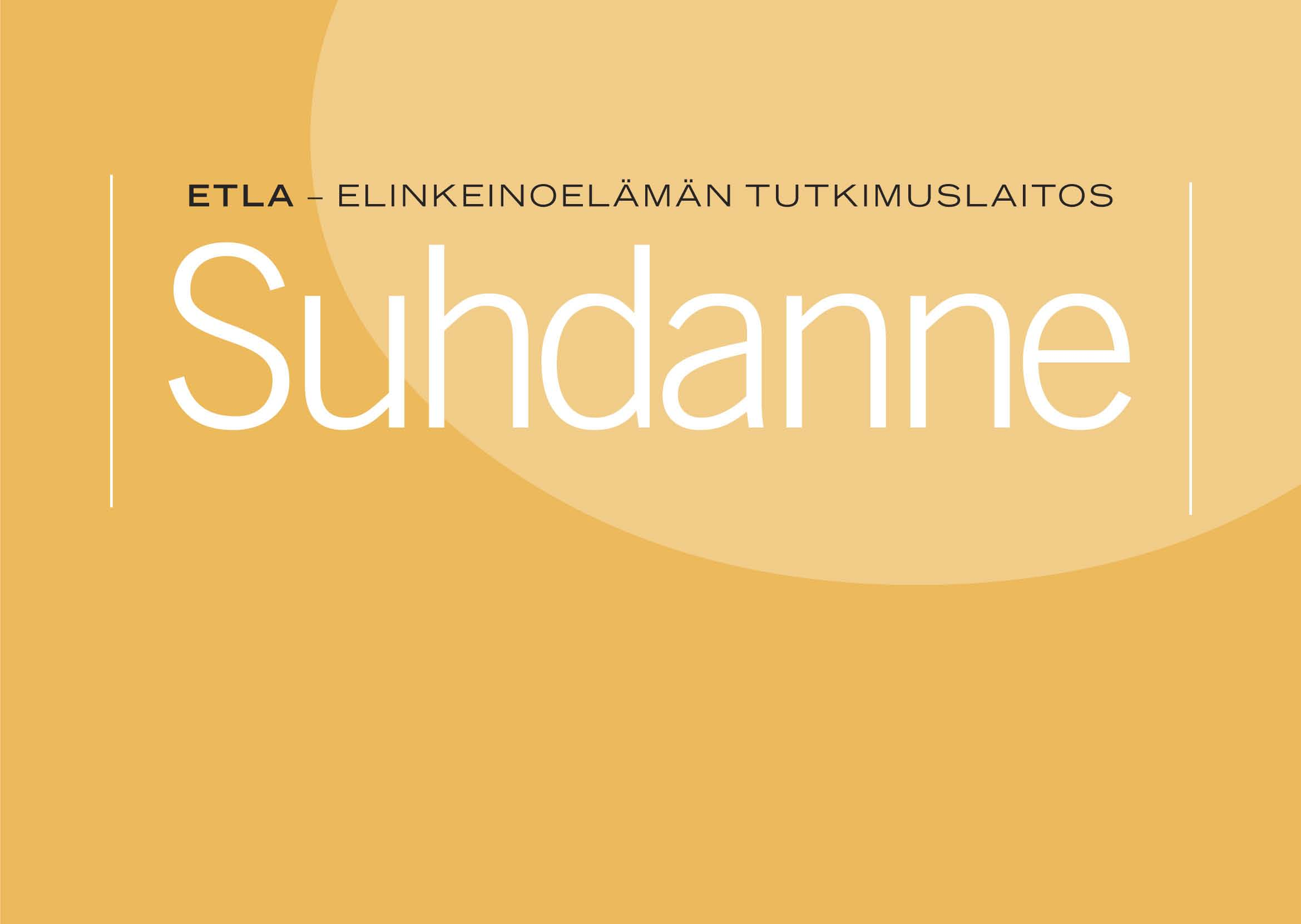 Suhdannekehityksen pääpiirteet ja Kaakkois-Suomelle tärkeiden