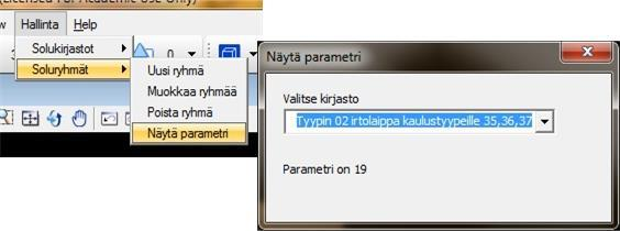 Liite 2 13(14) 1.3.2 Soluryhmien muokkaus ja poisto Muokkaus, eli nimen muuttaminen, ja poisto suoritetaan edellisessä kohdassa esitetyillä työkaluilla ja vastaavassa järjestyksessä. 1. Käynnistä MicroStation V8i työpöydän tai käynnistysvalikon pikakuvakkeesta, valitse käyttäjäksi amkadmin ja avaa piirustus tai tee uusi.