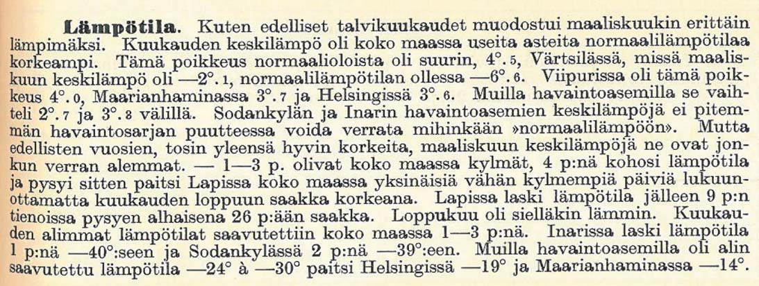 Vuodenaikaisennuste touko-heinäkuulle 13 Euroopan keskipitkien ennusteiden keskuksen (ECMWF) 1.