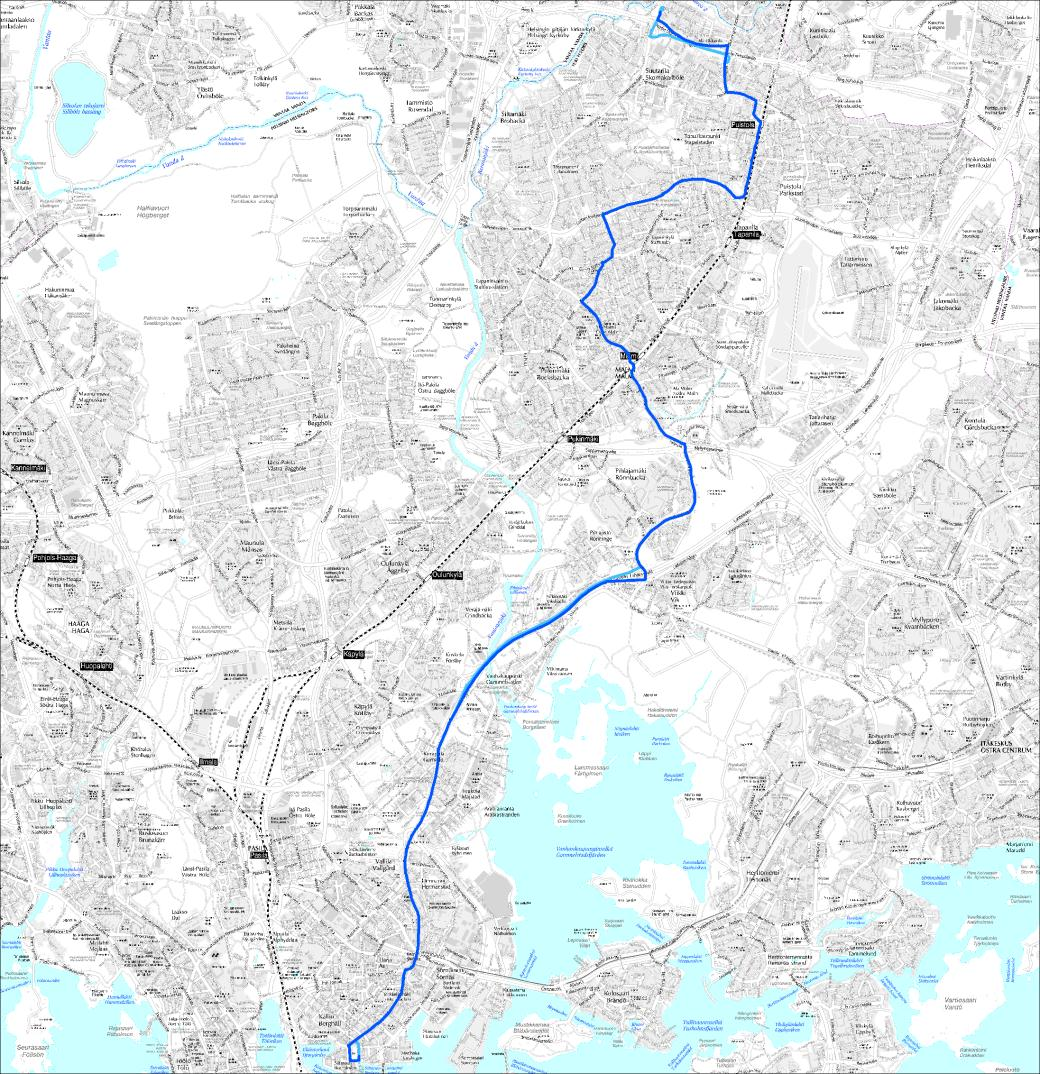 Linja 73 Hakaniemi - Lahdenväylä - Pihlajamäki - Malmi - Tapanila - Puistolan asema - Ala- Tikkurila Linja 73 Ruuhka Päivä/ilta La, päivä Su, päivä Vuoroväli, min 15 20 20 20