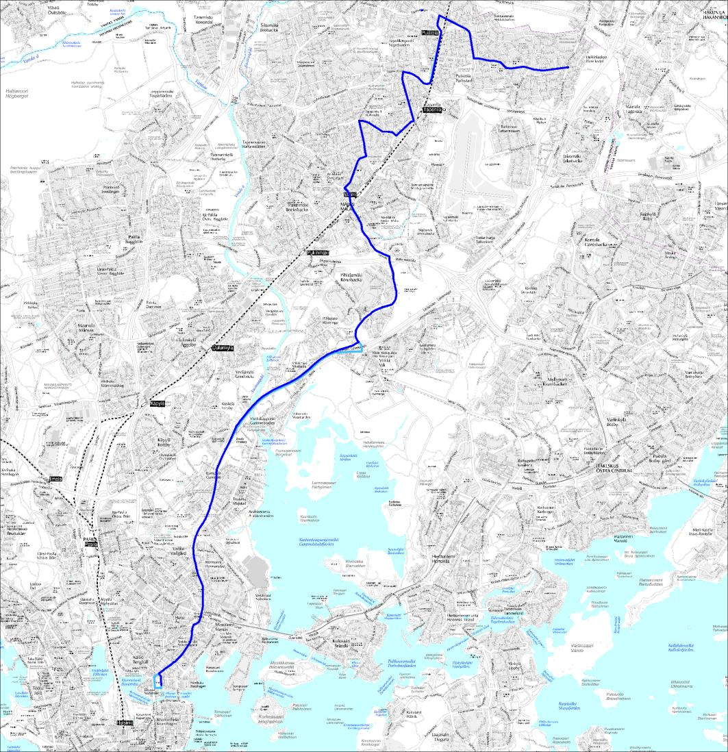 Linja 74 Hakaniemi - Lahdenväylä - Pihlajamäki - Malmi - Tapanila - Puistolan asema - Heikinlaakso Linja 74 Ruuhka Päivä/ilta La, päivä Su, päivä Vuoroväli, min 15 20 20 20 Linjapituus, km 18,5