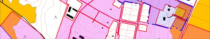 Sivu 2 kiinteistöt ovat RN:o 1:105, RN:o 1:114, RN:o 1:37 ja RN:o 1:60. Kunnan omistamat maa-alueet on merkitty punaisella rasterilla kuvaan 2. Kuva 2. Kunnan maanomistus.