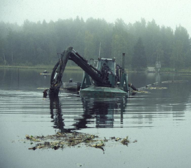 Ylivoimaisesti suurin ravinnevarasto on pohjasedimentissä