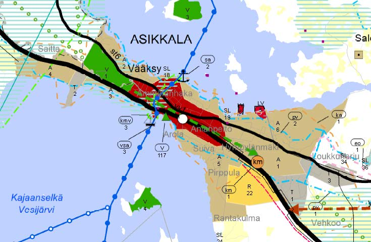 Tilaa vaativan kaupan osalta keskusta-alueiden ulkopuolisten alueiden laskennallinen määrä olisi lähes 20 000 k-m 2.