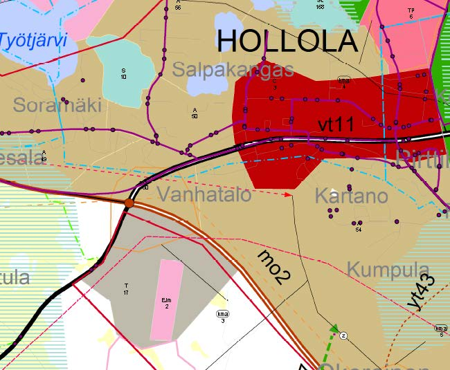 Alueen läheisyydessä on lähes 12 000 asukasta ja n. 3700 työpaikkaa.