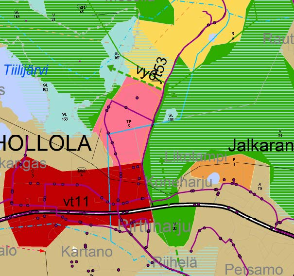 SALPAKANGAS kma4 Salpakankaan vähittäiskaupan kehittämisen kohdealue on aivan kiinni keskustatoimintojen alueessa sen pohjoispuolella.