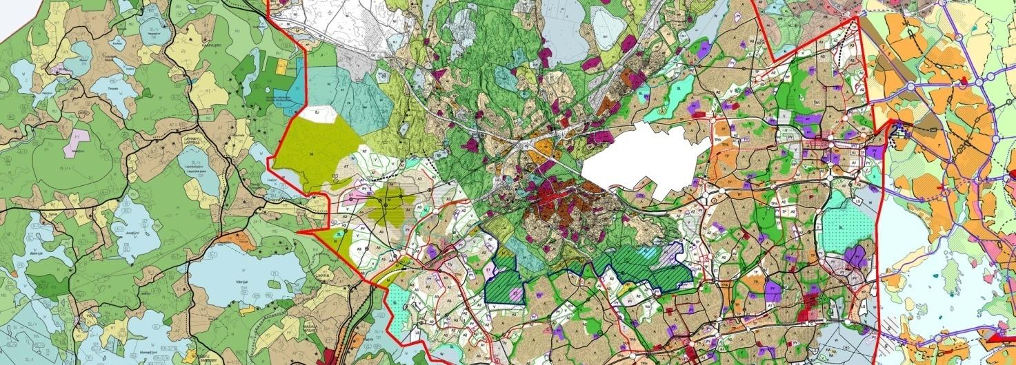 luvulla Espoon eteläosien yleiskaava vahvistui 2008 Säilyvät alueet