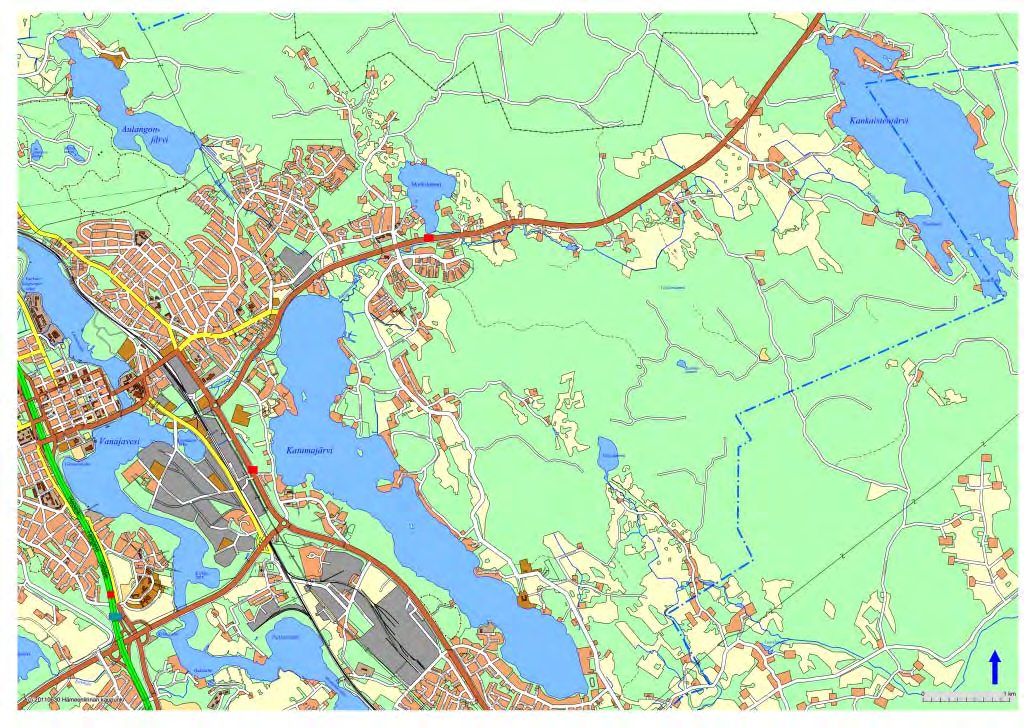 Selvitykset 1988 2005 1988: Hämeenlinnan seudun tieverkkoselvitys + tieyhteys välillä Vanajantie Katinen 1991: vt 10 välillä Vanaja Ruununmylly, tarveselvitys 1999: Paasikiventienjatke,