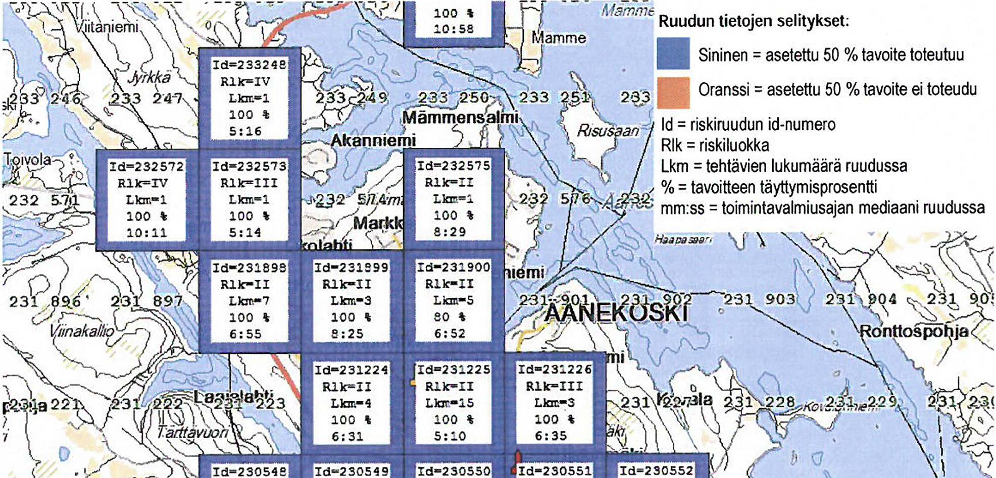 ÄÄNEKOSKI 2016-2017 100 \ i:22 Rlk-II Llat-19 89, 5:10 Id 229876 Rlk-lII Lkm-5 Rlk-IV Llat-1 100 \