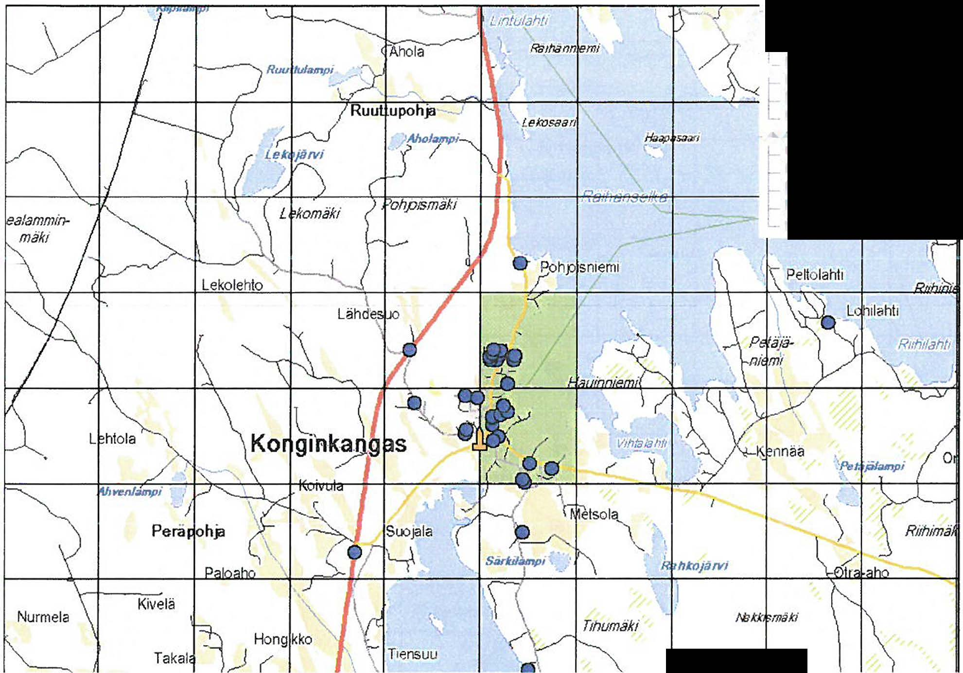 Kaupunginhallitus 13.2.2017 liite nro 7 (22/27) Keski-Suomen pelastuslaitos - Sivu 1 122 Pelastustoimen palvelutasopäätös 1 KONGINKANGAS (KONGINKANGAS 24) 2013 M Asemap i!.at.