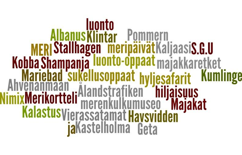 kpl. Ahvenanmaan saaristokunnat pääsaaren ulkopuolella ovat Brändö, Föglö, Kumlinge, Kökar, Sottunga ja Vårdö.
