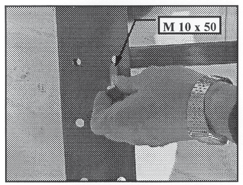 M10 x 25 ruuvilla ja M10