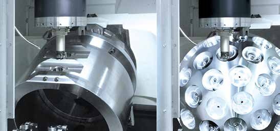 We have over 50 machining units and eight robot cells available for use.