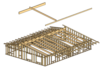 Rungosta piirretään kaavioita, projektioita ja detaljeja.