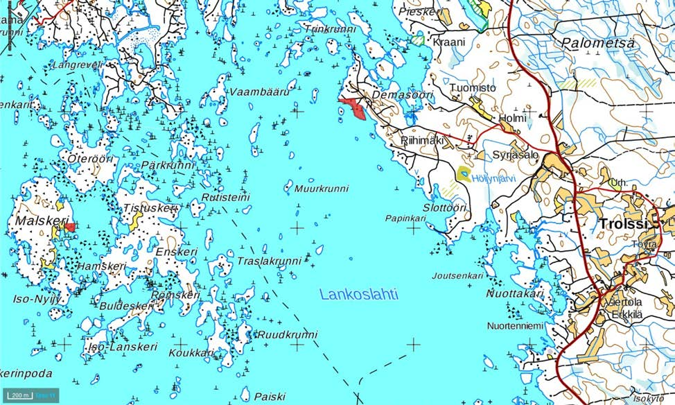 1. SUUNNITTELUALUE SIJAINTI JA REKISTERI Suunnittelualueet sijaitsevat Merikarvian Riispyyn kylässä. Toinen kohteista sijaitsee mantereella ja toinen Malskerin saaressa.