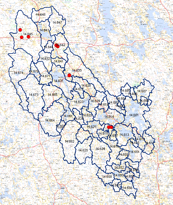 17 5.2 Kunta-taso ja Metsähallitus TASO-hankkeen yhteydessä kuntien ja metsähallituksen rahoituksella suunnitellaan ja toteutetaan vesiensuojelurakenteita Saarijärven reitillä.