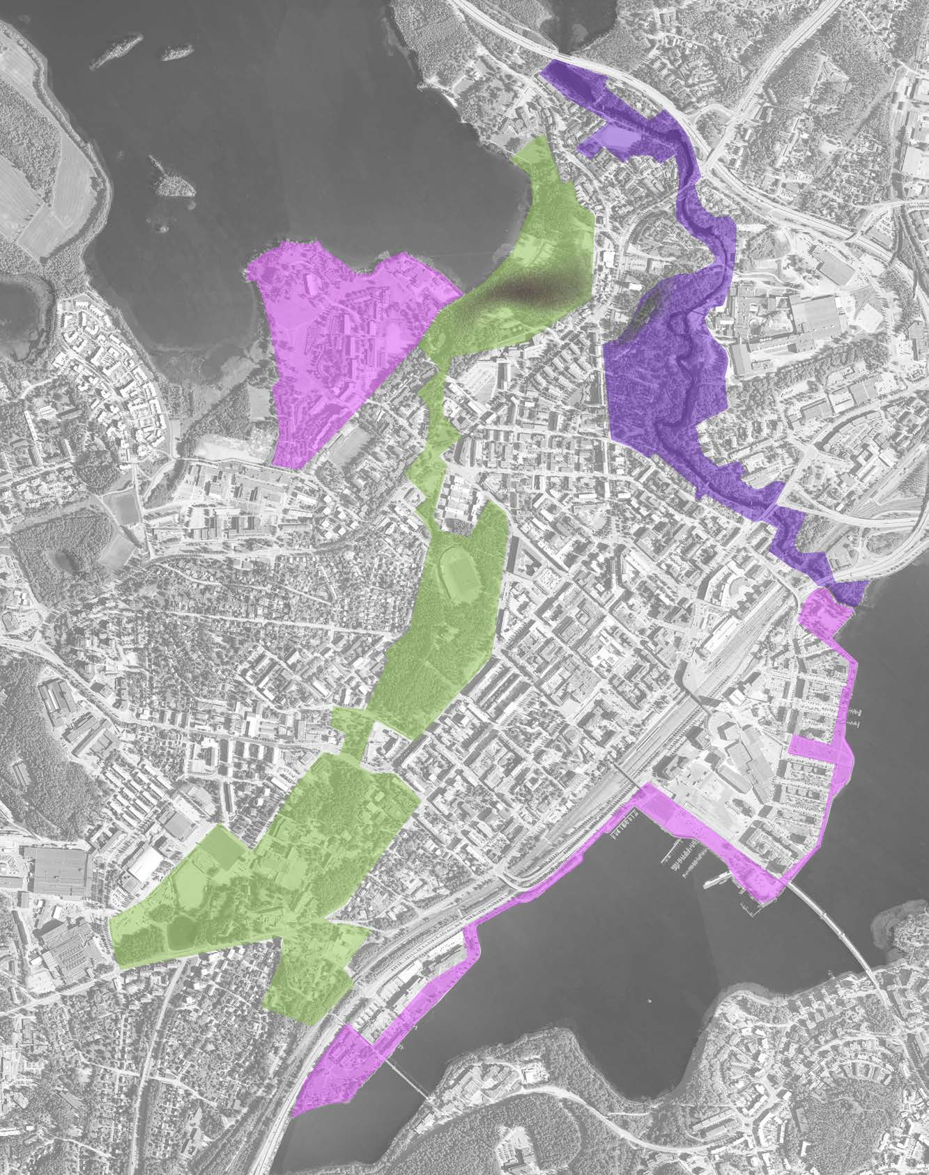 P 0 500m kapea meluisa kaunis suojaisa rauhallinen nurmipintainen avara kumpuileva rakennettu puutarhamainen kurkisteleva laaja valkoinen aktiivinen jyrkkä kulunut suojaisa järven yllä männikköinen