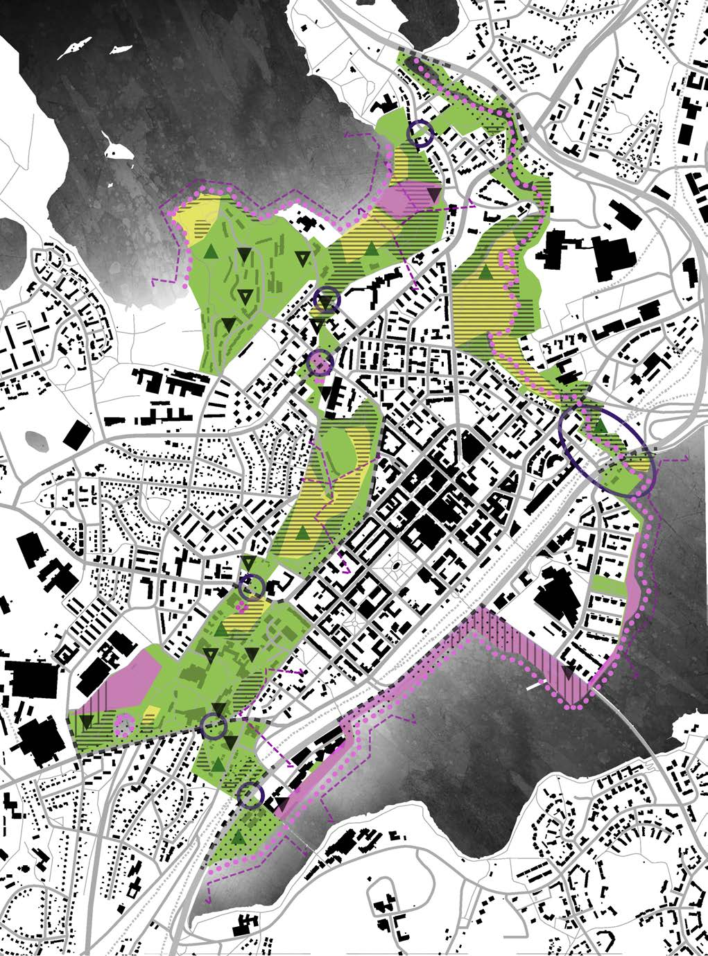 tunnelmaltaan hektisimmät alueet meluisimmat alueet palauttavuutta heikentävä