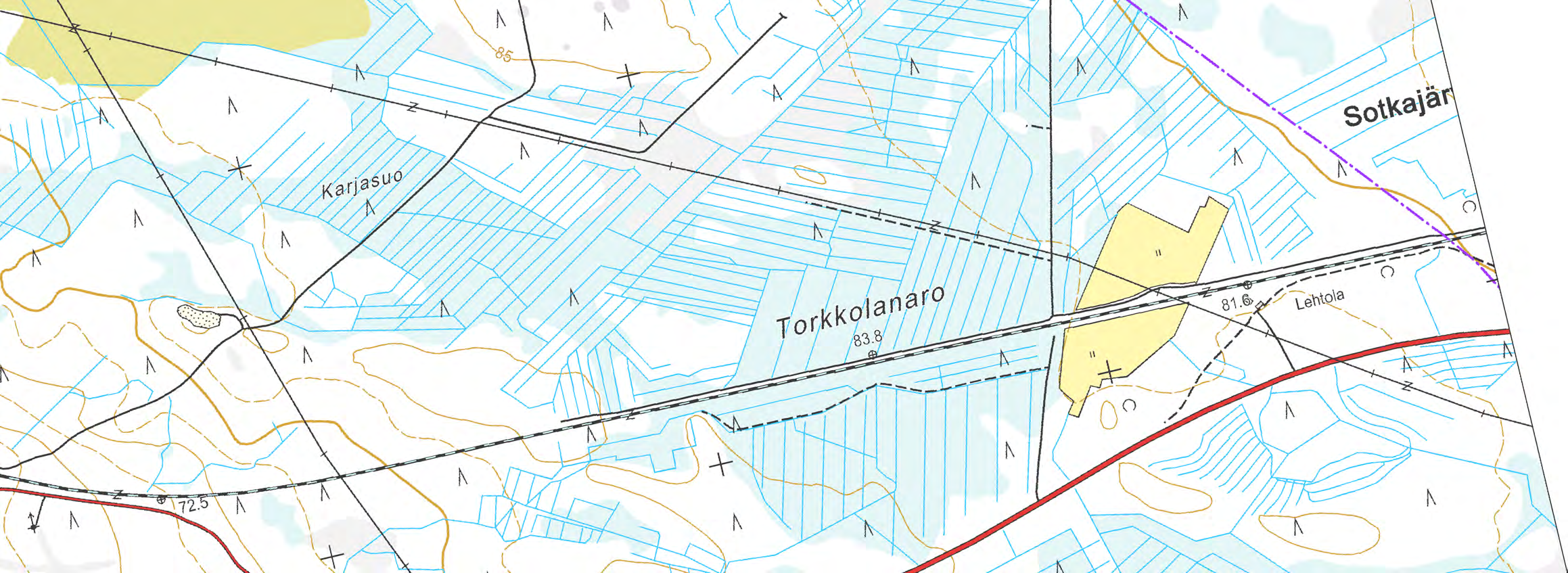 803+536 800+731 805+073, nykyinen, poistettava,