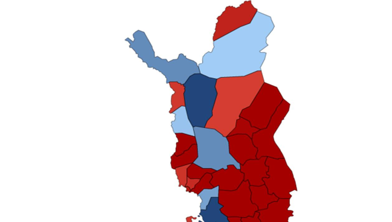 VÄESTÖENNUSTE KUNNIT- TAIN VUOSINA 2015-2030 Väestö kasvaa yhteensä 111 kunnassa eli noin joka kolmannessa kunnassa vuosina 2015-2030 Väestö kasvaa eniten Helsingin metropolialueella, Helsingin ja