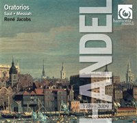 UUTUUDET VKO 43-44/ 2008 KLASSINEN Handel, G F - 4CD-BOX: Oratorios Concerto Köln; Freiburger Barockorchester. Includes Saul and Messiah.