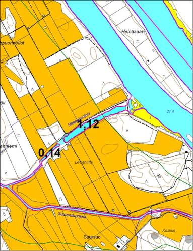 4 JÄRVET JA LAMMET Järviä ja lampia yhteensä 20 kpl: 18 kpl <1ha 1 kpl ~1.1ha (n.