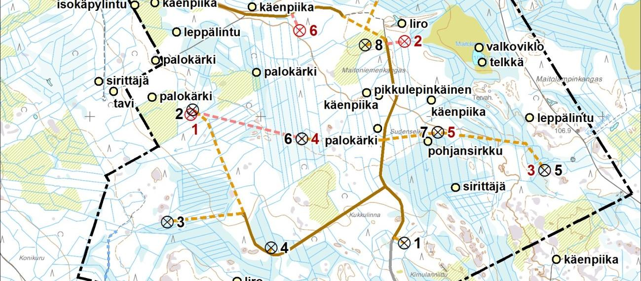 14 2015 havaitut suojelullisesti huomionarvoiset lajit. 3.2.2 Kanalinnut Metson soidinpaikkoja löydettiin hankealueelta kaksi.