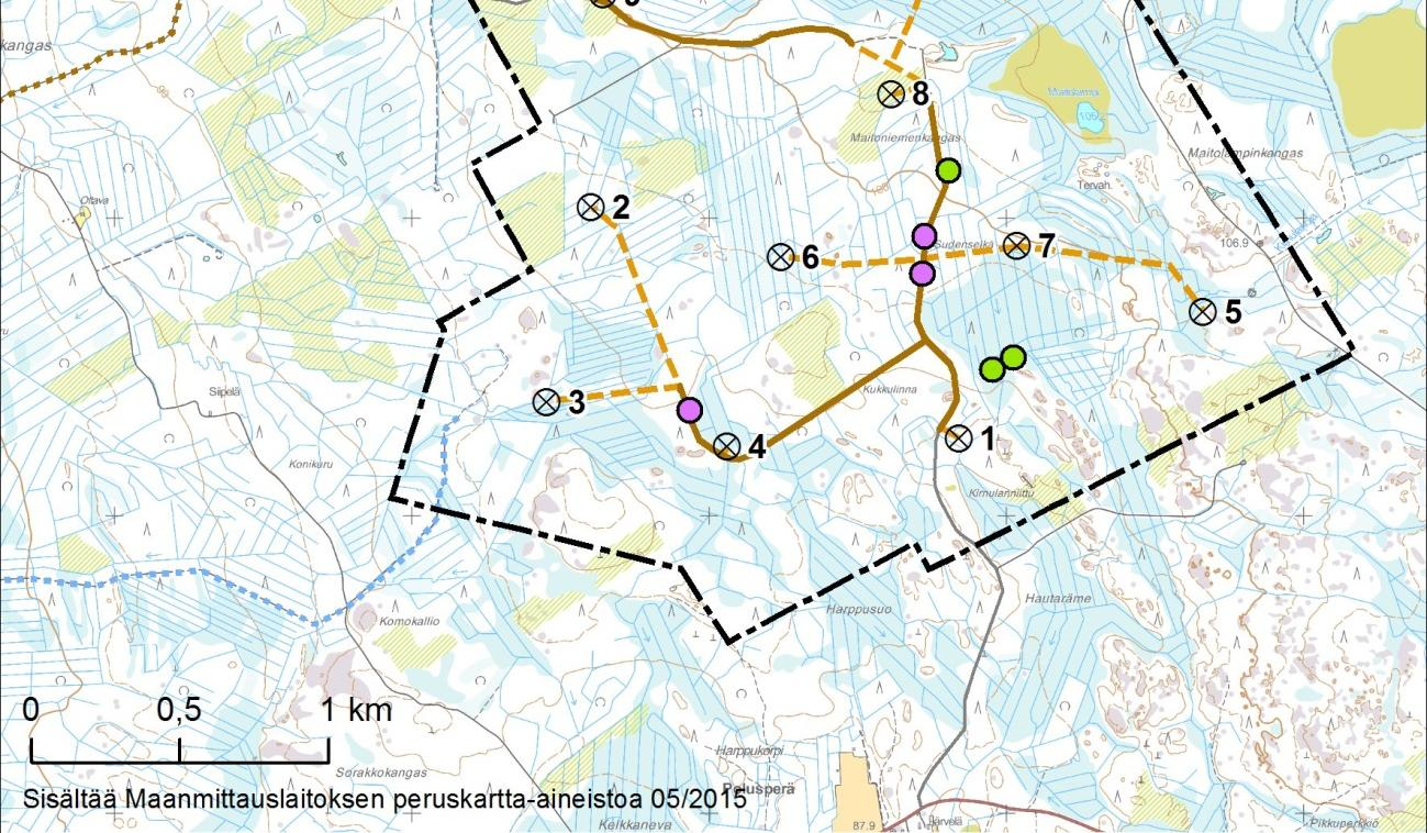 Kyseiset paikat ovat lepakoille otollista saalistusmaastoa, ja niiden tuntumassa kasvava varttunut puusto sekä pienet rakennukset tarjoavat potentiaalisia päiväpiiloja ja lisääntymispaikkojakin.