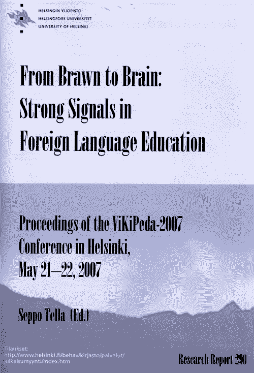 Publications Seppo(Tella,(19.9.2015,(p.(17(24)( 17 Tella,S.(1999).Mediakasvatus aikammearvoinen.[mediaeducationforourtimes.]kasvatus,(30(3), 205 221.http://www.helsinki.fi/~tella/tellakasvatus399.