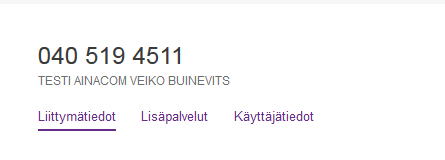 Miten kirjaudun Omille Sivuille hallinnoimaan Vastaajani? Kirjaudu sivuille www.sonera.