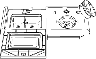 4. Käyttöopastus Kun astianpesukone on asianmukaisesti asennettu, valmistele se käyttöä varten seuraavasti: Lisää huuhteluainetta ja pesuainetta. 4.
