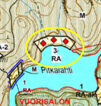 KANGASNIEMEN KUNTA, Vuorisalon ranta-asemakaavan kumoaminen tilan 213-436-1-48 osa-alueelta, EHDOTUS 3 molemmin puolin reilusti rinteiksi, jotka ovat rakennuttavuudeltaan selkeästi parempia.