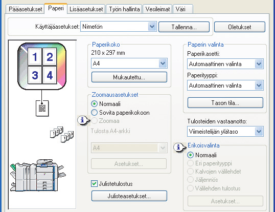 Windows-käyttöjärjestelmässä.