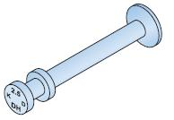 Halfen AB:n DEHA quick fitting spherical head anchor DSM6073 Ankkurin yläpään alapuolelle on lisätty kauluri, jonka ansiosta ankkurin ja asennukseen tarvittavan DEHA-kolomuotin liittäminen toisiinsa